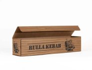 Kebabrullalaatikko Take Kebab Away 8x8x36cm musta Kebabrullalaatikko Take Kebab Away 8x8x36cm musta