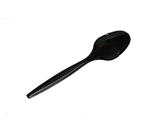  Harmaa uudelleenkäytettävä lusikka 18,5cm PP-muovi